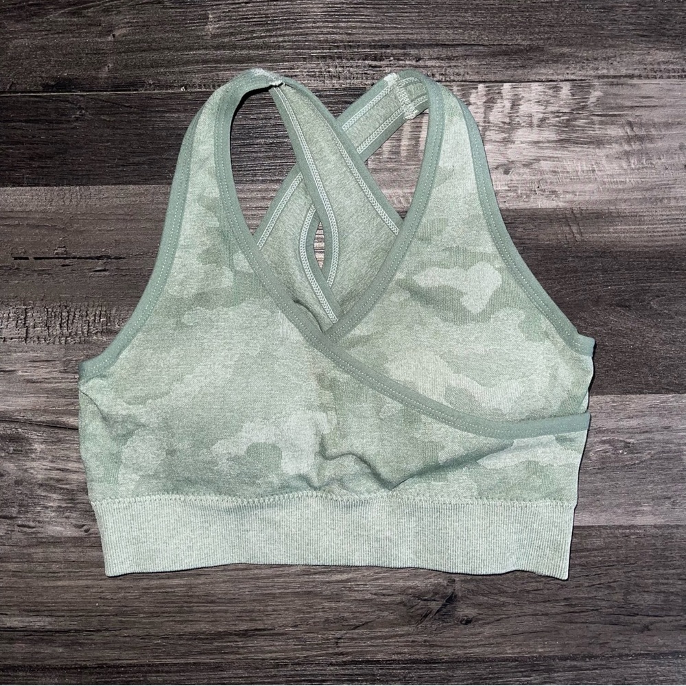Camo sport bra